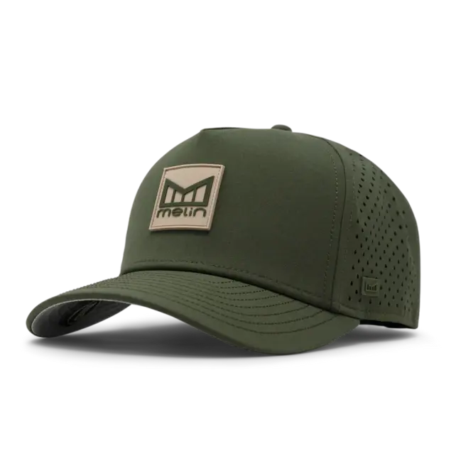 Melin Performance Snap Back - Odysea Stacked Hydro - Khaki