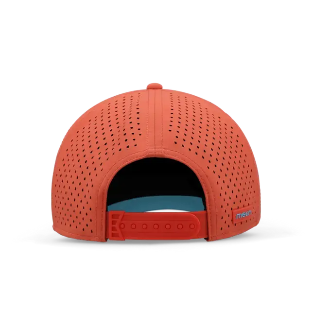 Melin Performance Snap Back - Hydro Odysea Rope Bulls Icon - Hot Coral