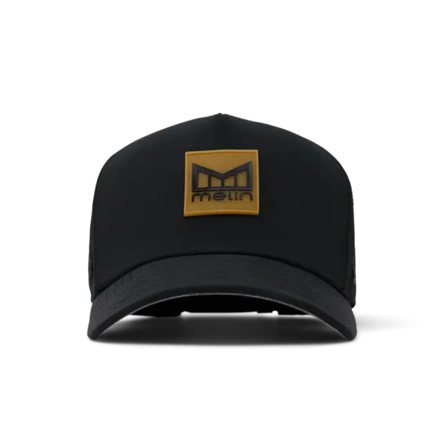 Melin Performance Snap Back - Odysea Stacked Hydro - Black/Gum