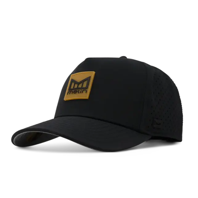 Melin Performance Snap Back - Odysea Stacked Hydro - Black/Gum