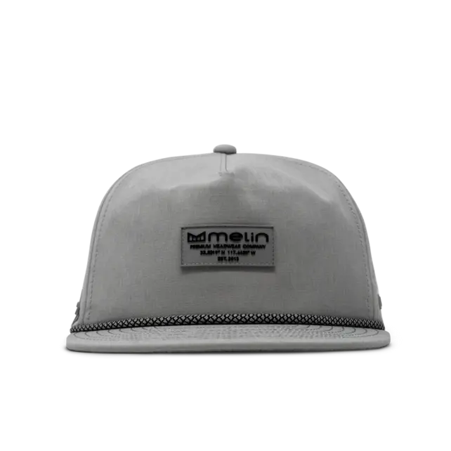 Melin Performance Snap Back - Hydro Coronado Brick - Heather Grey