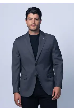 7 Downie St. Nero Dobby Stretch Sport Coat - Grey/Black