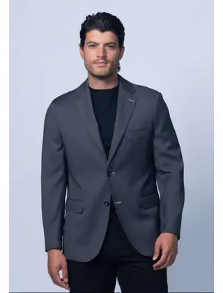 7 Downie St. Nero Dobby Stretch Sport Coat - Grey/Black