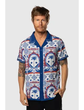 TEAMLTD Vice Button-Up - Blue Cordoba
