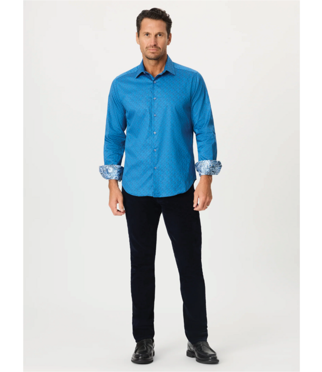 Robert Graham Robert Graham Dimella Dress Shirt - Blue