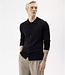 Holebrook - Chris - Cashmere Blend Button Up Sweater - Black