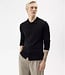 Holebrook Holebrook - Chris - Cashmere Blend Button Up Sweater - Black