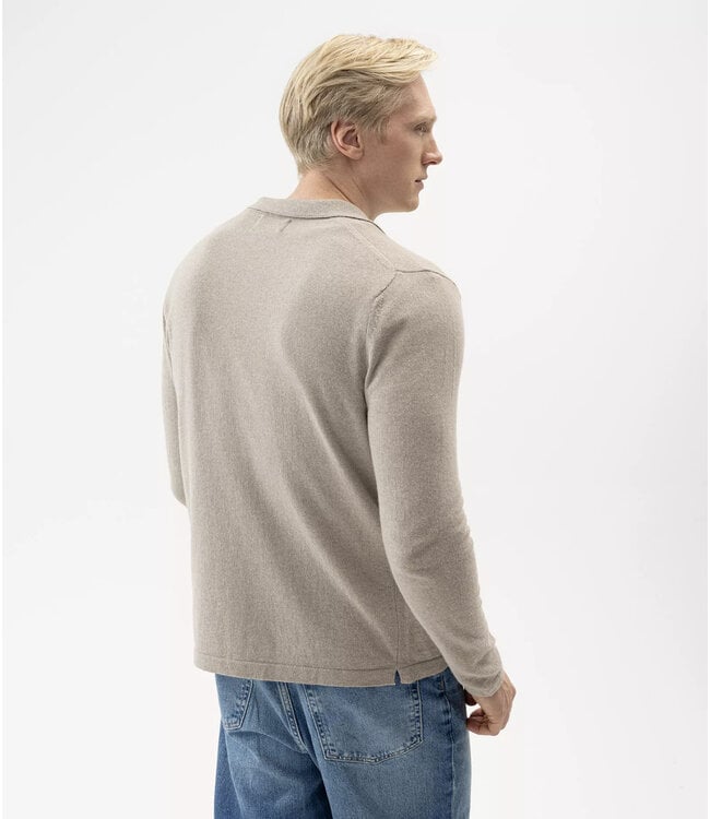 Holebrook Holebrook - Chris - Cashmere Blend Button Up Sweater - Taupe