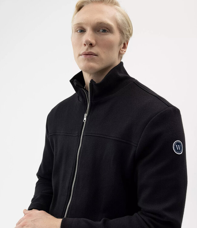 Holebrook Holebrook - Gurra Cotton Fullzip Jacket - Black