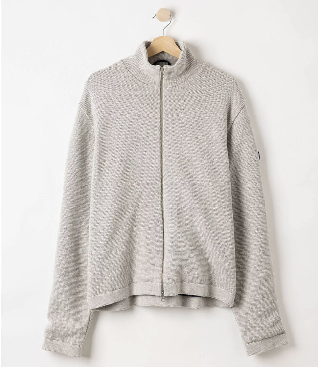 Holebrook Holebrook - Albrekt Cotton Fullzip Jacket - Light Grey Melange