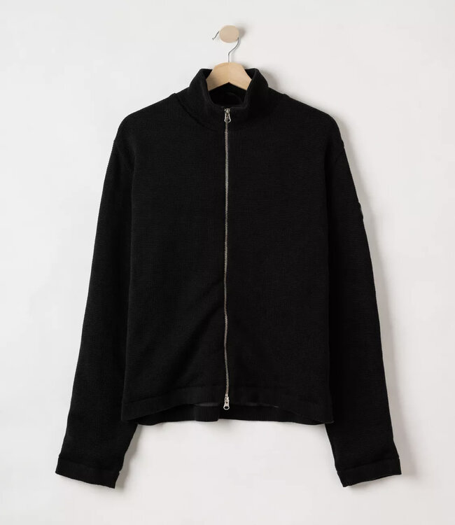 Holebrook Holebrook - Albrekt Cotton Fullzip Jacket - Black