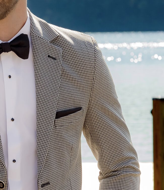 Essential Houndstooth Sport Coat - Black/White