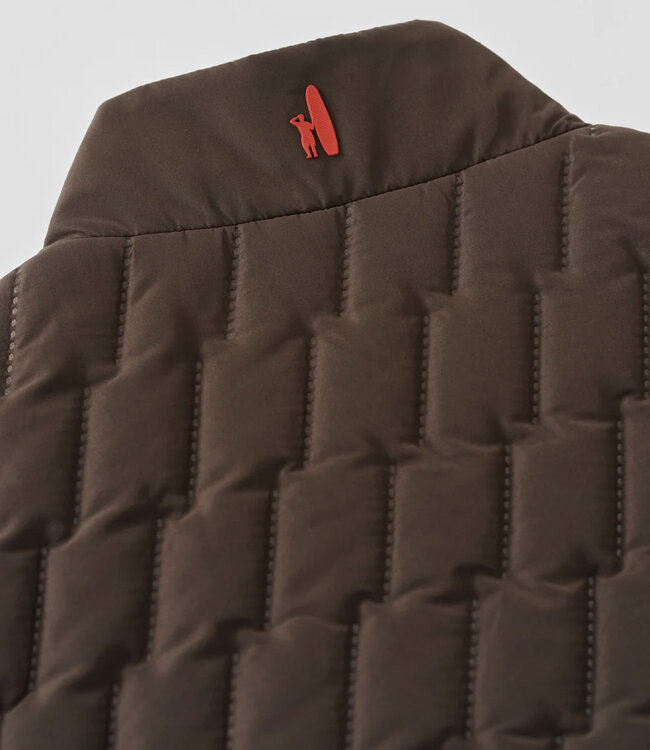Johnnie-O Johnnie-O - Belfry Quilted Puffer Vest - Cocoa