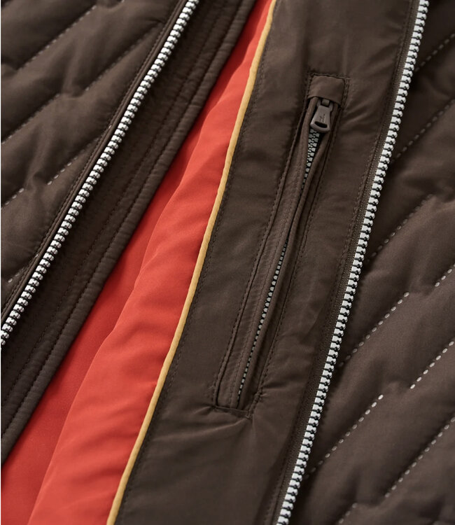 Johnnie-O Johnnie-O - Belfry Quilted Puffer Vest - Cocoa