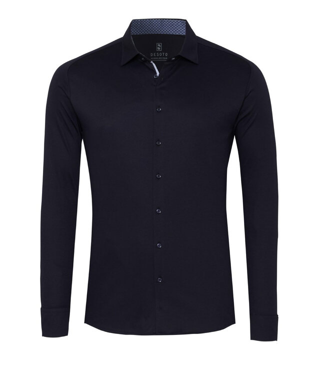 Desoto - Kent - Winter Solids Dress Shirt - Deep Navy