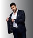 Au Noir Au Noir Scarpa - Small Check Sport Coat - Navy