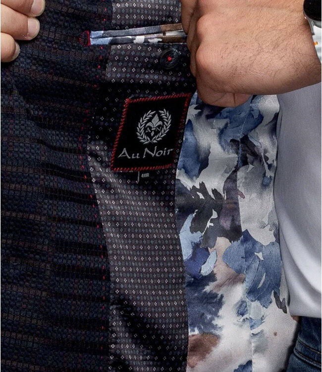 Au Noir Au Noir Elba - Sport Coat - Navy / Brown