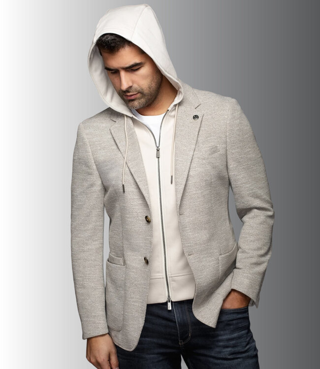 Au Noir Au Noir Noah - Hood Sport Coat - Beige