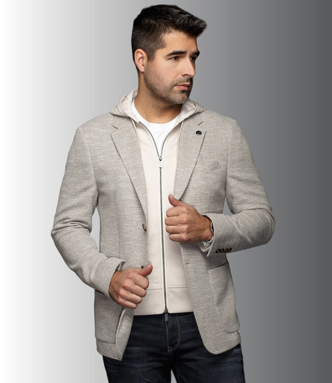 Au Noir Au Noir Noah - Hood Sport Coat - Beige