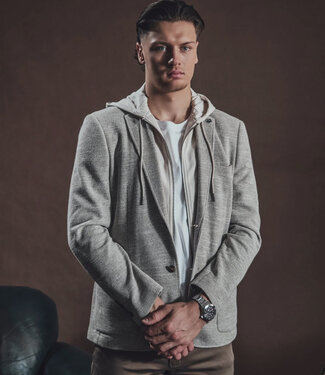 Au Noir Au Noir Noah - Hood Sport Coat - Beige
