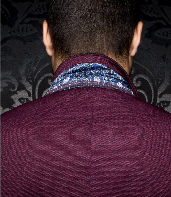 Au Noir Au Noir Delon Stretch Sport Coat - Burgundy