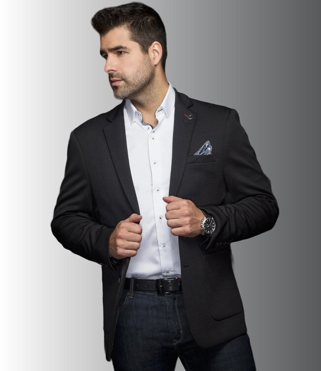 Au Noir Au Noir Delon Stretch Sport Coat - Black