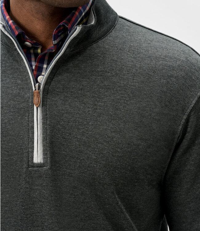 Johnnie-O Johnnie-O  Sully 1/4 Zip Pullover - Heather Black