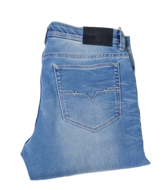 Au Noir -Johnny SKD - Luxury Ultra Stretch Jeans - Light Milano