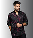 Au Noir - Charlton - Cotton Stretch Dress Shirt - Black/Red