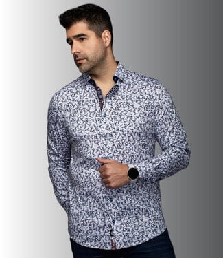 Au Noir Au Noir - Mirel - 360 Stretch Dress Shirt - Light Blue