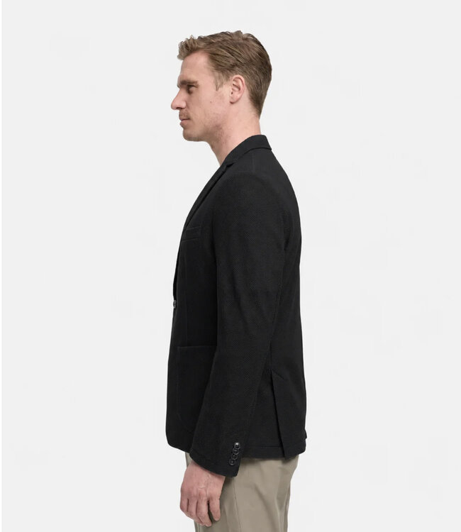 Zuitable - DiMega Bob Mesh Knit Sport Coat - Black