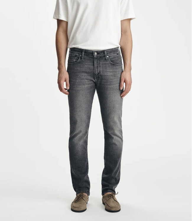 MAVI Jake Slim Leg Jeans - Smoke Brushed Organic Vintage