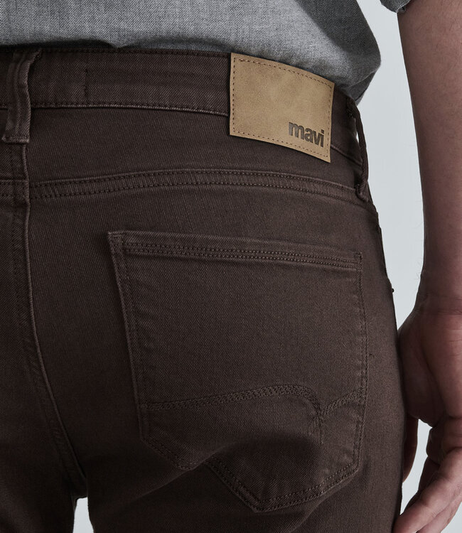 MAVI Marcus Slim Straight Leg Jeans - Brown Denim