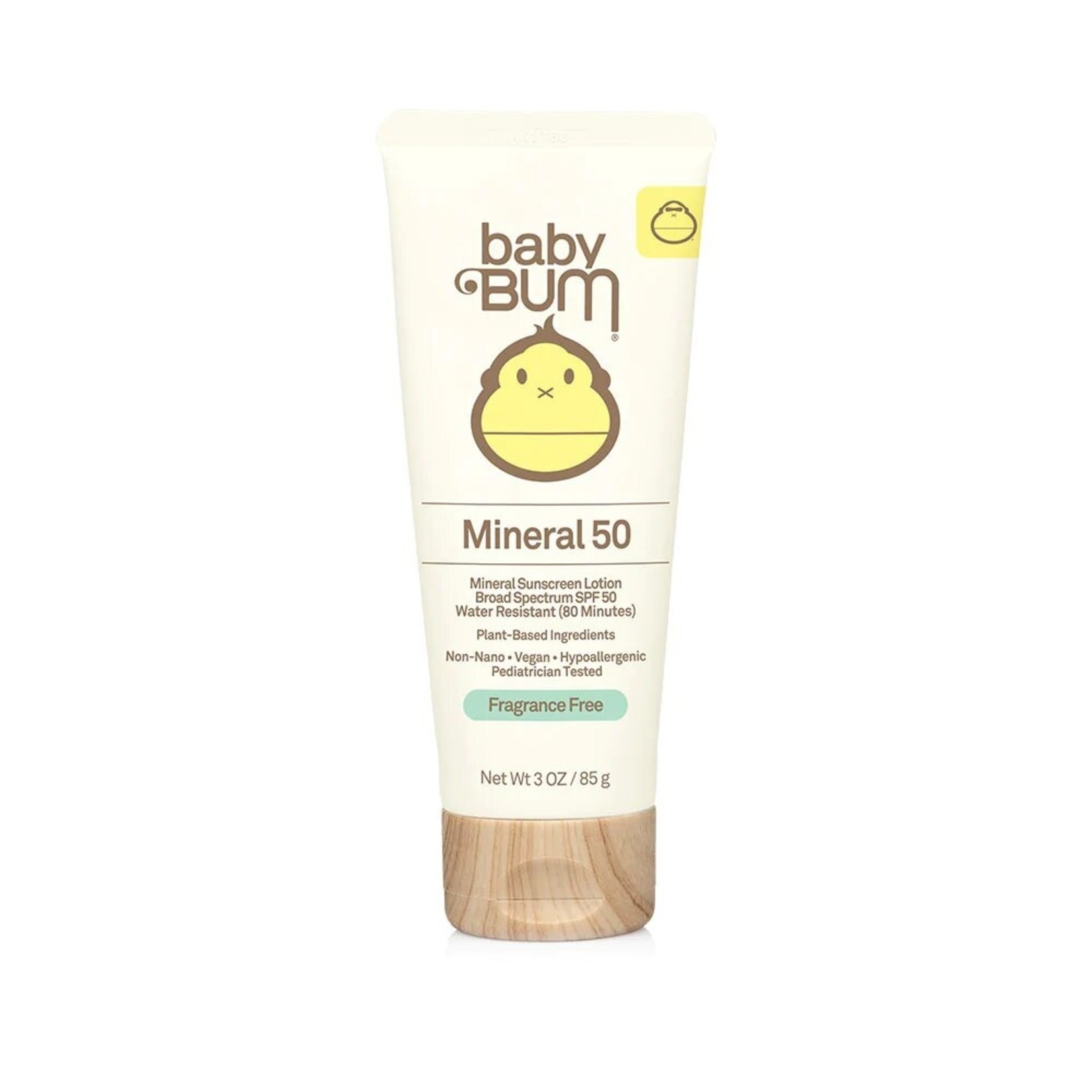 Sun Bum Baby Bum SPF 50 Mineral Sunscreen Lotion - Fragrance Free 3oz