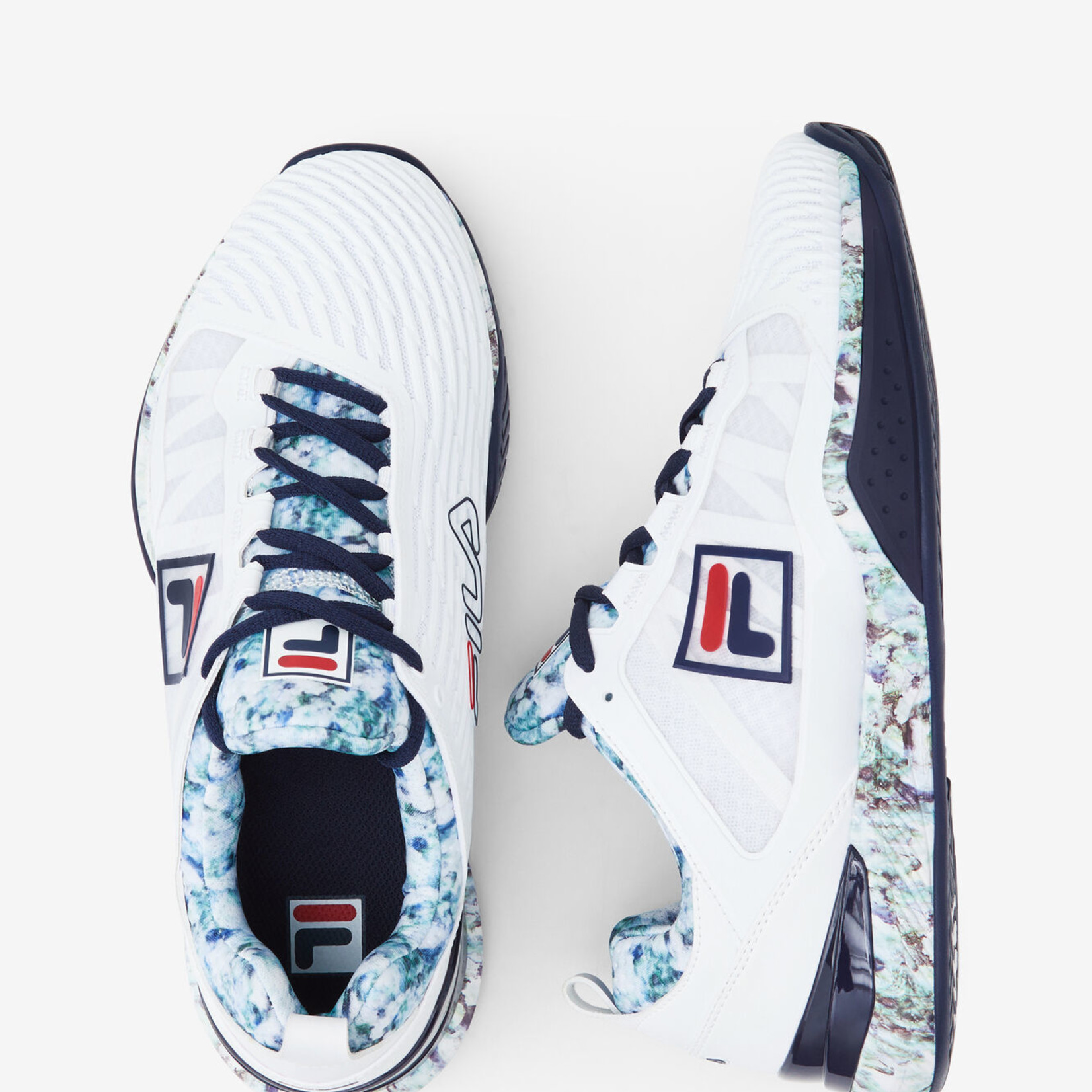 Fila Women's Speedserve Energized White/Navy/Multi