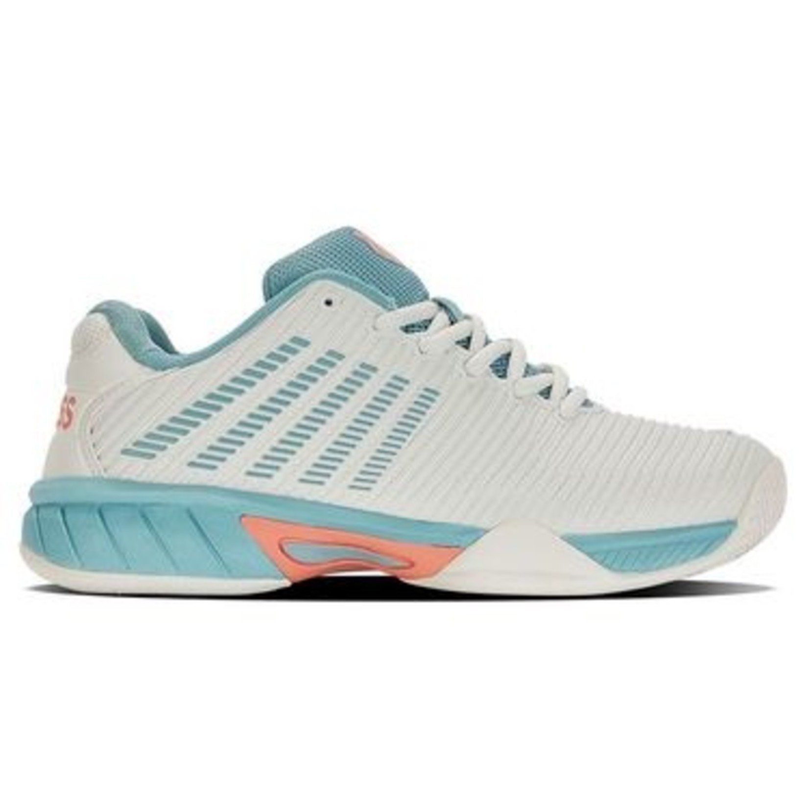 K-Swiss Junior Hypercourt Express 2 white/nile blue/desert flower