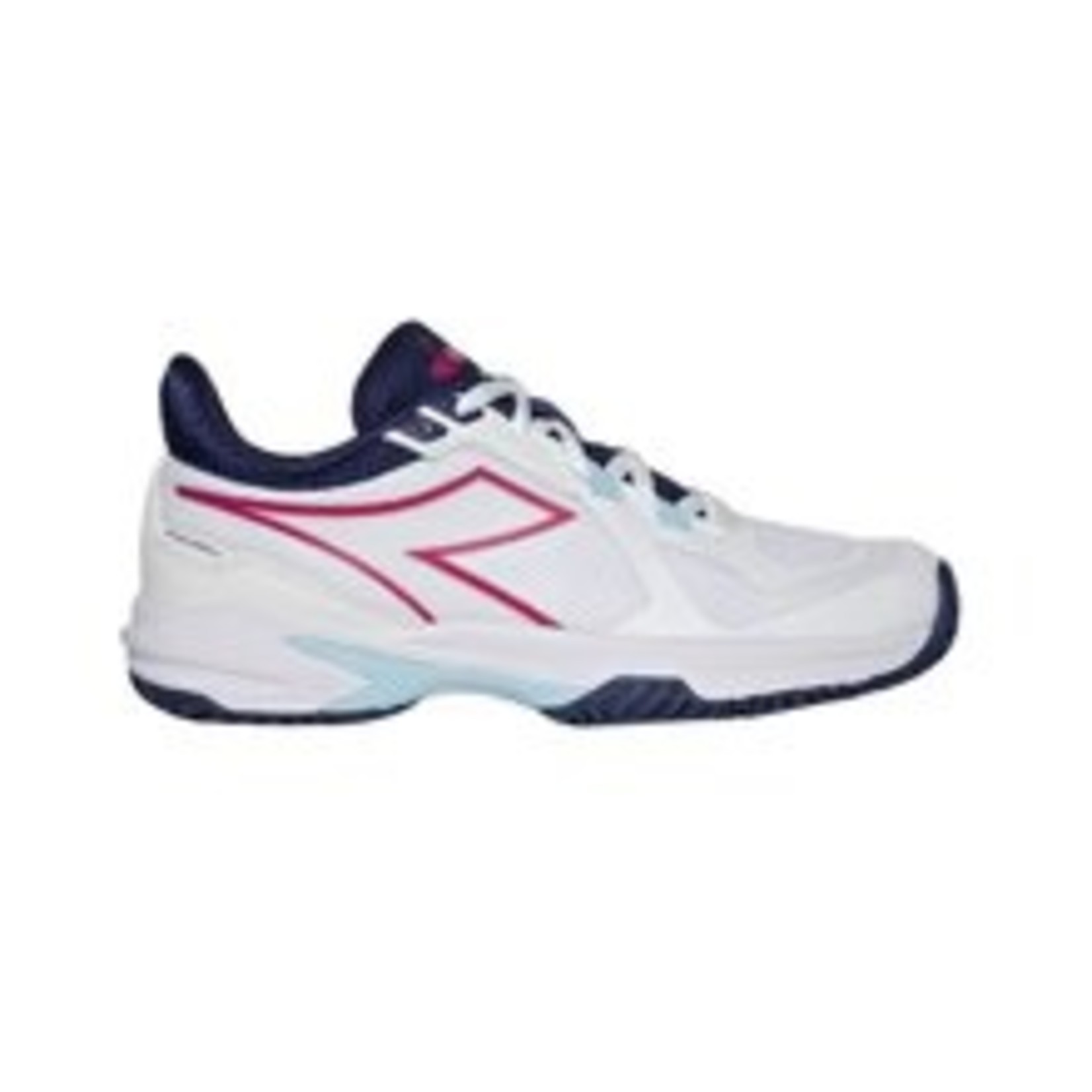 Diadora Women's Trofeo 2 AG W Wht/Blueprint/Pink Yarrow