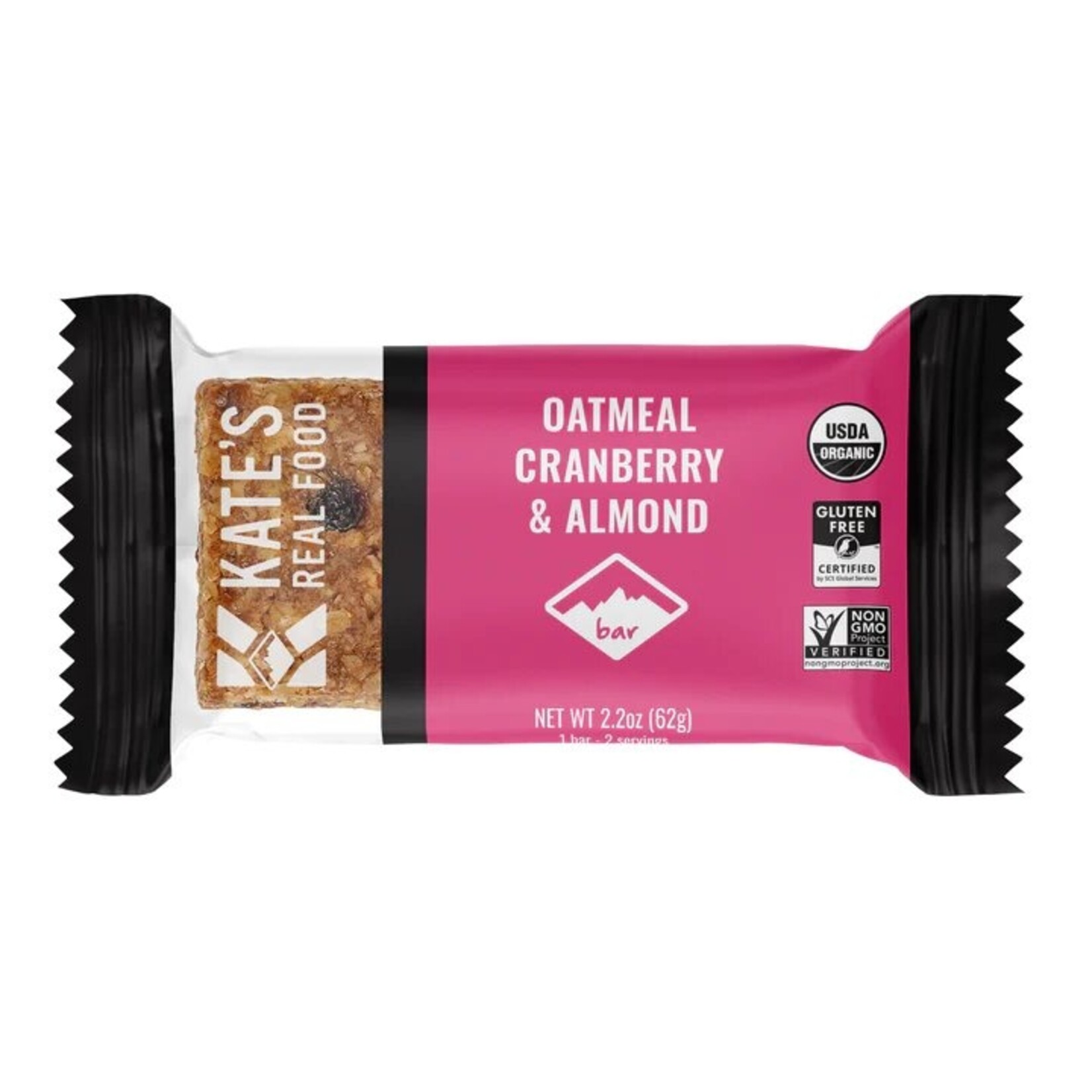 Kate's Real Food Kate's Oatmeal Cranberry & Almond Bar