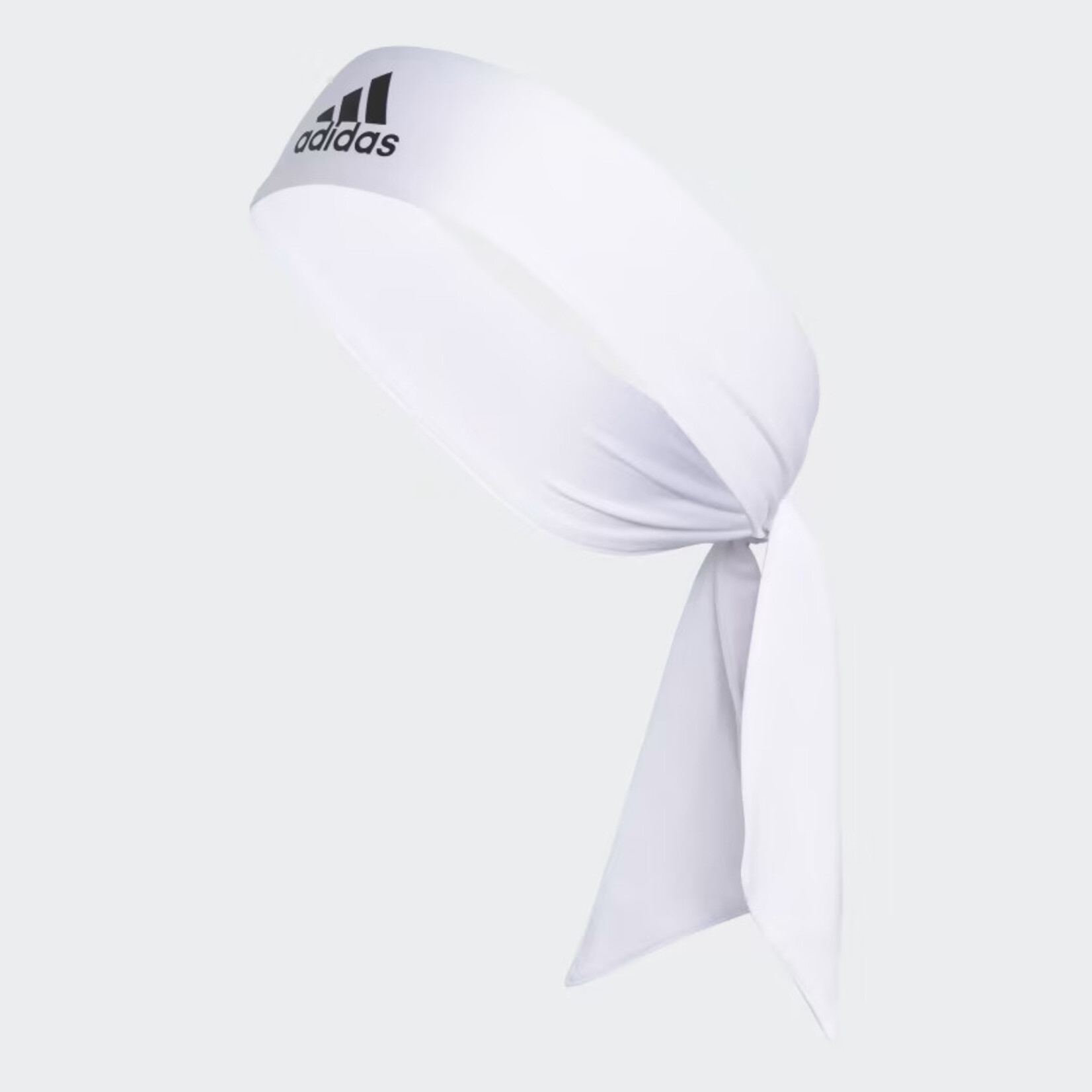 Adidas Alphaskin Tie Headband - White