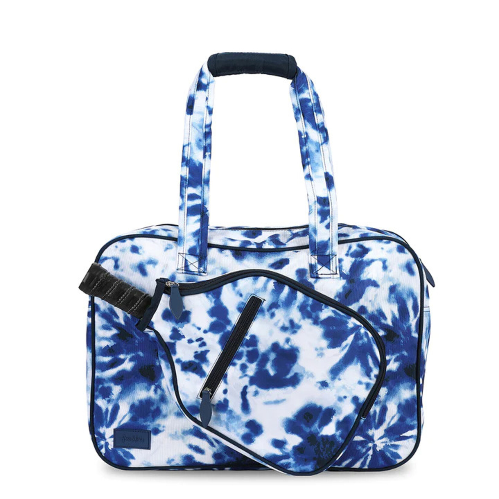 Ame & Lulu Navy Tie-Die Pickleball Tote