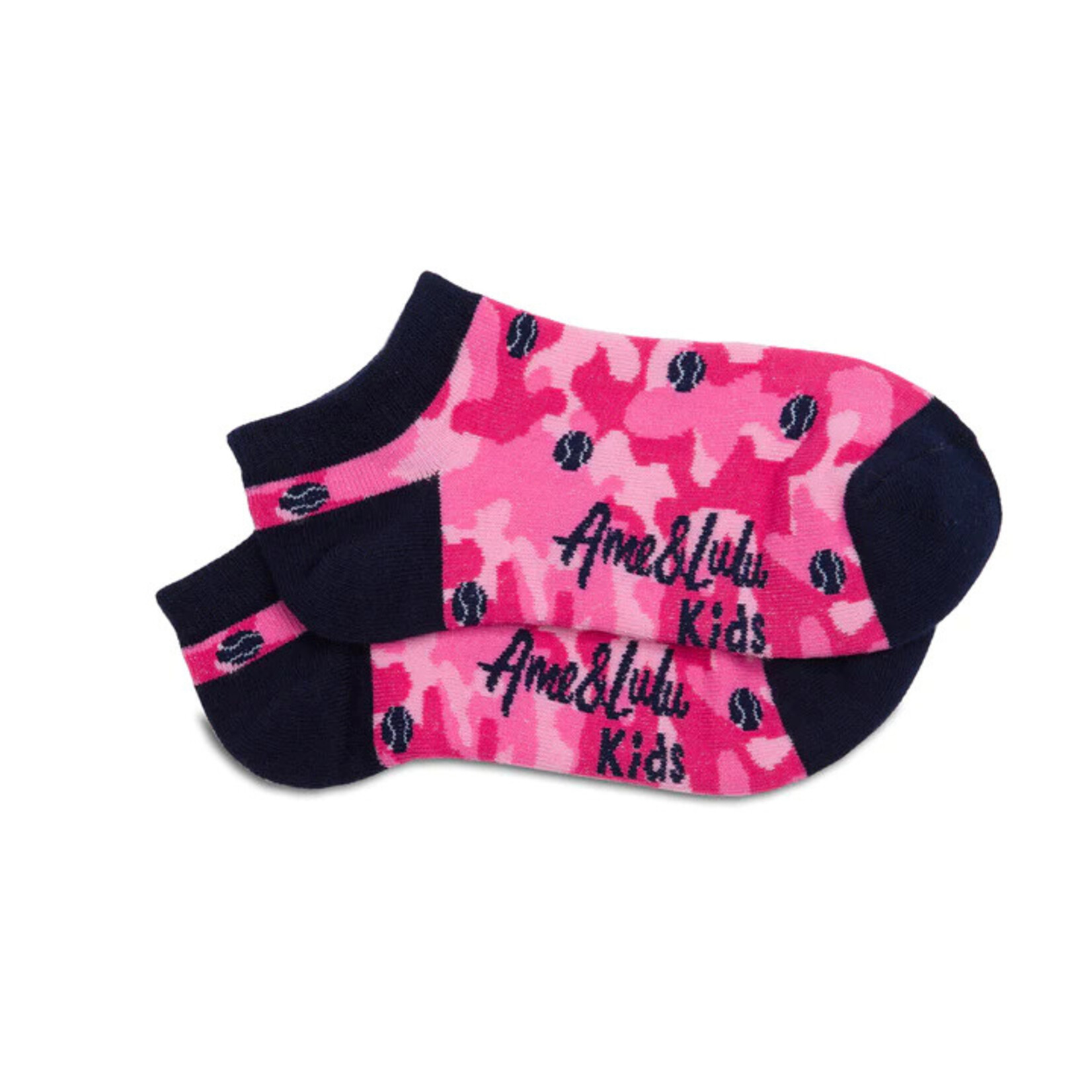 Ame & Lulu Pink Camo Happy Feet Socks - Kids