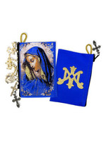VIRGIN MARY OF SORROWS TAPESTRY ROSARY POUCH