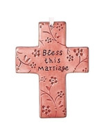 BLESS THIS MARRIAGE CROSS - 5" NC