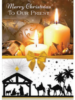 85580 CHRISTMAS OUR PRIEST CARD