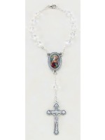 CHRISTOPHER AUTO ROSARY CRYSTAL BEADS