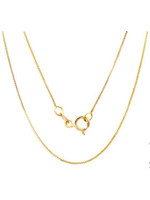 .925 STERLING SILVER GOLD PLATED CHAIN 18""