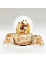 FONTANINI HOLY FAMILY BASE-OPENS MUSICAL DOME 7.5"