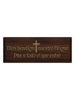 BERKANDER GOD BLESS OUR HOME PLAQUE - SPANISH NC