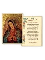 GUADALUPE MOSAIC PLAQUE 4" X 6" - ENGLISH