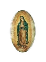 OUR LADY OF GUADALUPE VISOR CLIP - 2"H